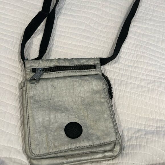 Kipling silver Crossbody wallet small bag - Picture 1 of 8